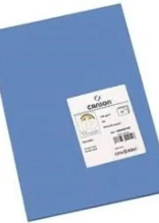 PAQ/25 CARTULINAS IRIS 50X65 185G. AZUL MAR