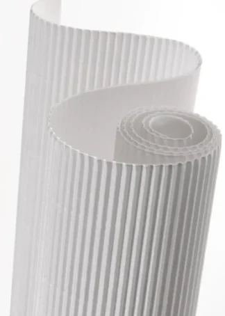 ROLLO CARTON ONDULADO 50X70CM 300G BLANCO CANSON