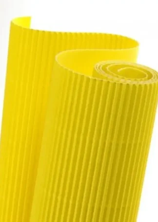 ROLLO CARTON ONDULADO 50X70CM 300G AMARILLO LIMON CANSON