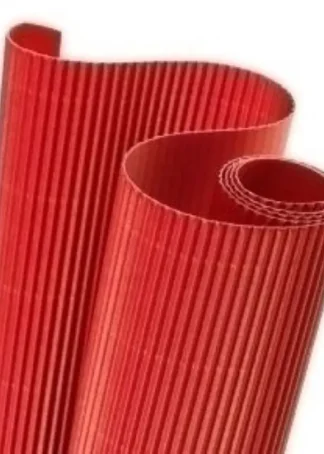 ROLLO CARTON ONDULADO 50X70CM 300G ROJO CANSON