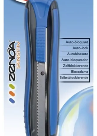 CUTTER 9MM ZENOA SENSITIV CON GUIA METAL MAPED