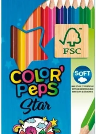 ESTUCHE 12 LAPICES DE COLORES COLOR'PEPS MAPED