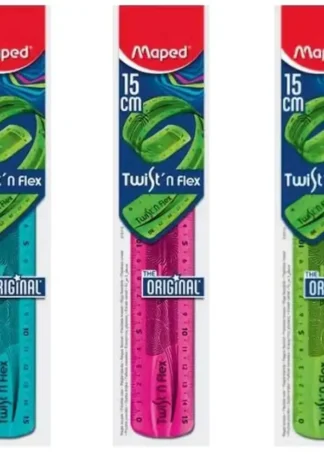 REGLA FLEXIBLE 15 CM TWIST'N FLEX MAPED