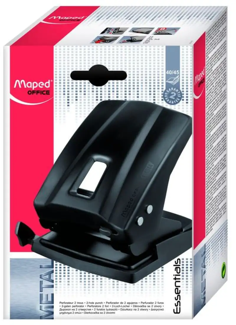 TALADRO ESSENTIALS METAL NEGRO 40 HOJAS MAPED