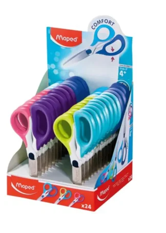 EXP 24 TIJERA ESCOLAR SENSOFT ASIMETRICA 13 CM FLEXIBLES