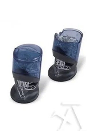 BOTE PORTACLIPS NEGRO CON 100 CLIPS MAPED