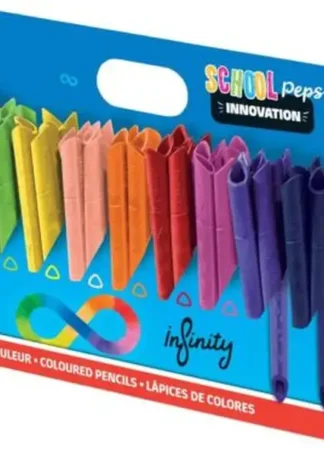 ESTUCHE 144 LAPICES DE COLORES INFINITY SCHOOL PACK