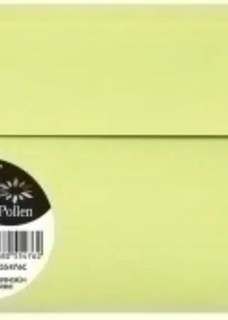 PAQ/20 SOBRE POLLEN 114X162 COLOR VERDE YEMA