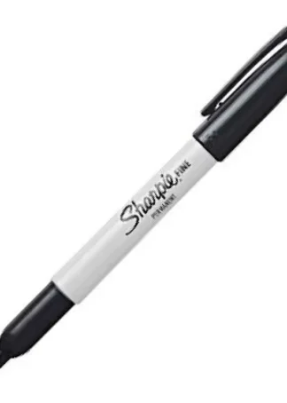 C/12 ROTULADOR SHARPIE PUNTA FINA NEGRO PERMANENTE