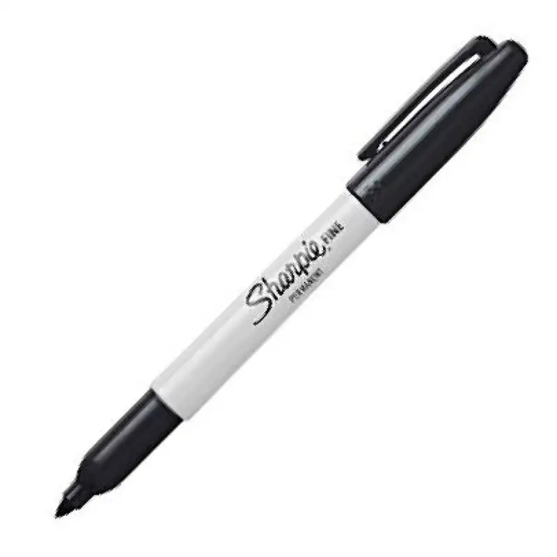 C/12 ROTULADOR SHARPIE PUNTA FINA NEGRO PERMANENTE