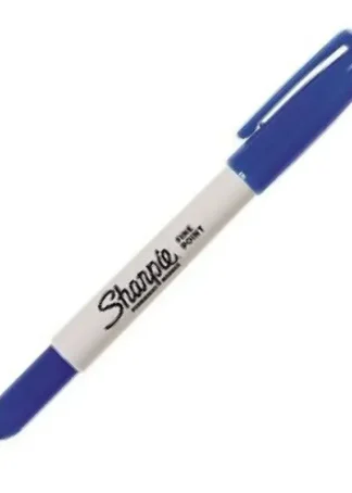 C/12 ROTULADOR SHARPIE PUNTA FINA AZUL PERMANENTE