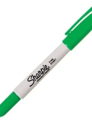 C/12 ROTULADOR SHARPIE PUNTA FINA VERDE PERMANENTE