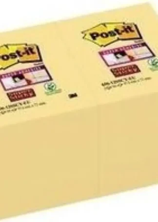 PACK 12 TACOS NOTAS POST-IT 656 AMARILLAS 51X76MM