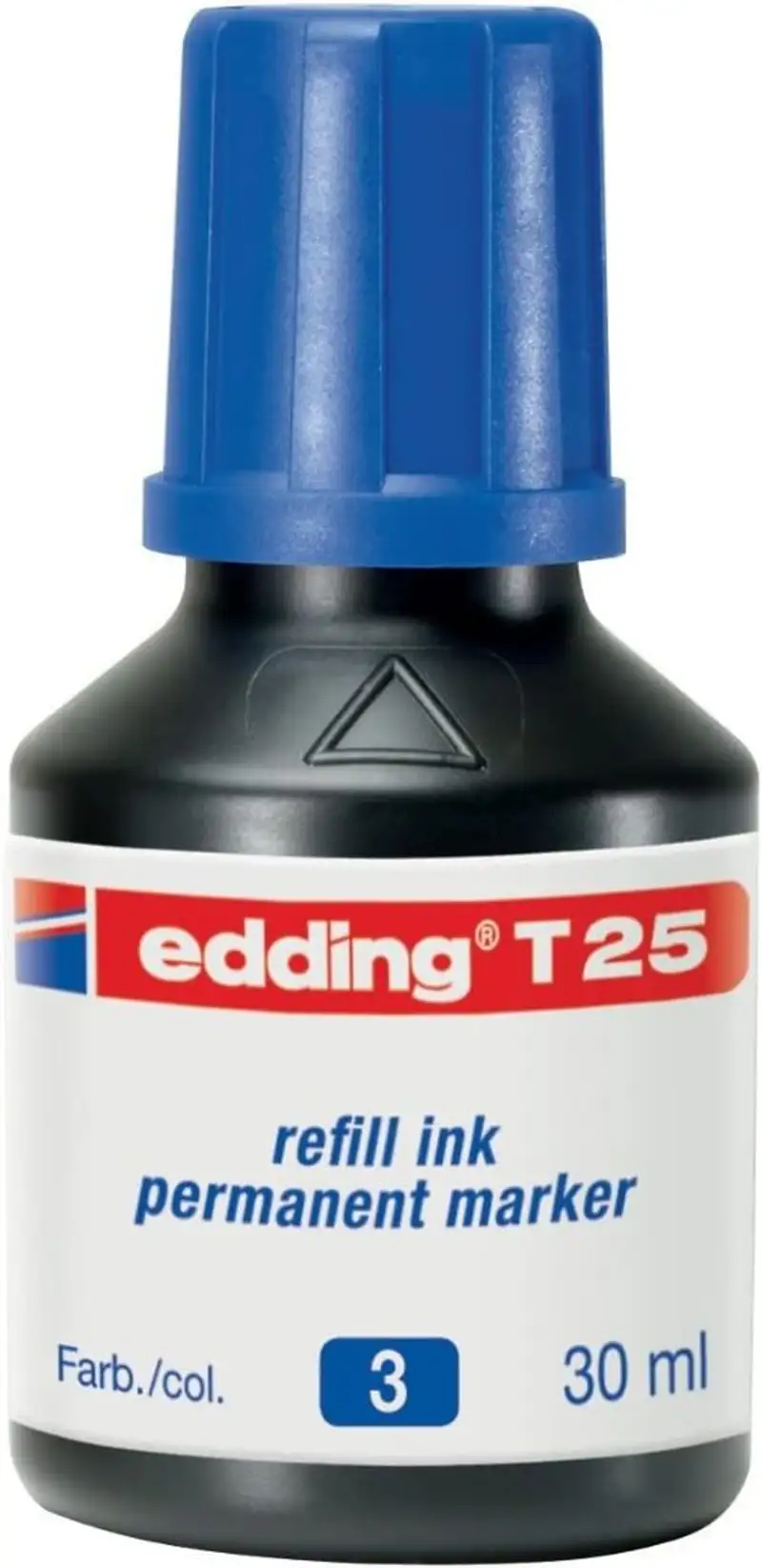 BOTE DE TINTA ROTULADOR EDDING T-25 30ML AZUL