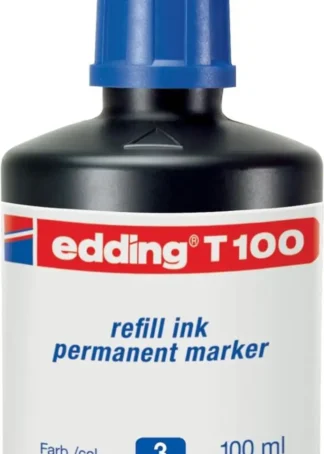 BOTE DE TINTA ROTULADOR EDDING T-100 100ML AZUL