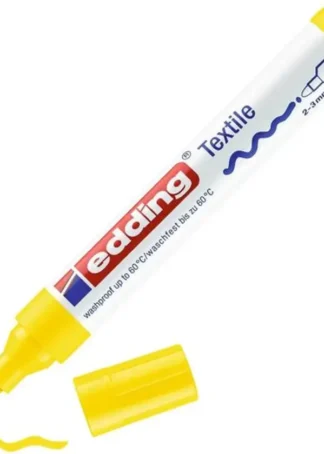 C/10 ROTULADOR EDDING 4500 TEXTIL COLOR AMARILLO 05