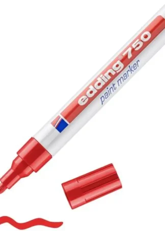 C/10 ROTULADOR EDDING 750 ROJO 02