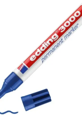 C/10 ROTULADOR EDDING 3000 AZUL MARCADOR PERMANENTE