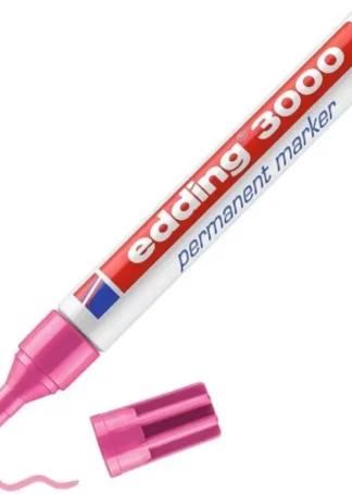 C/10 ROTULADOR EDDING 3000 ROSA MARCADOR PERMANENTE