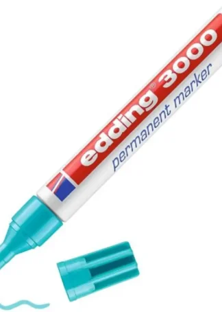 C/10 ROTULADOR EDDING 3000 TURQUESA MARCADOR PERMANENTE