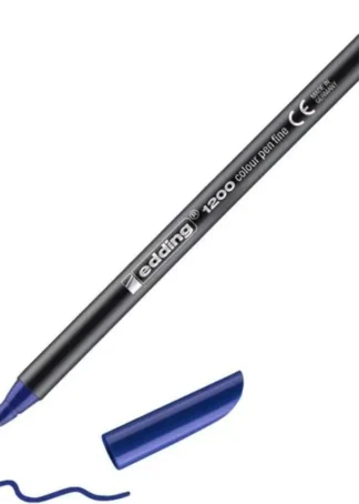 C/10 ROTULADOR EDDING 1200 AZUL 03 PUNTA DE FIBRA
