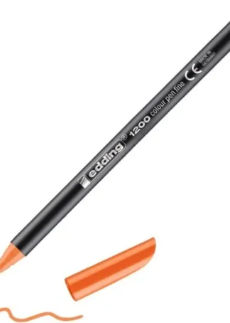 C/10 ROTULADOR EDDING 1200 NARANJA 06 PUNTA DE FIBRA