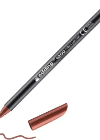 C/10 ROTULADOR EDDING 1200 MARRON 07 PUNTA DE FIBRA