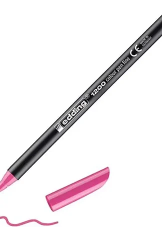 C/10 ROTULADOR EDDING 1200 ROSA 09 PUNTA DE FIBRA