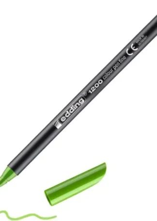 C/10 ROTULADOR EDDING 1200 VERDE CLARO 11 PUNTA DE FIBRA