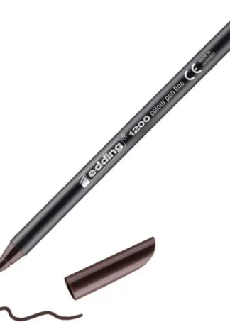 C/5 ROTULADOR EDDING 1200 MARRON OSCURO 18 PUNTA DE FIBRA