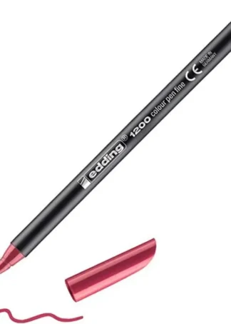 C/5 ROTULADOR EDDING 1200 CARMIN 19 PUNTA DE FIBRA