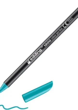 C/5 ROTULADOR EDDING 1200 AZUL TURQUESA 14 PUNTA DE FIBRA
