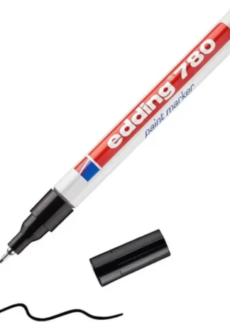 C/10 ROTULADOR EDDING 780 NEGRO 01