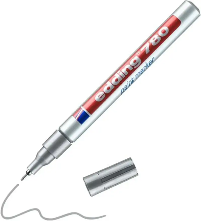 C/10 ROTULADOR EDDING 780 PLATA 54