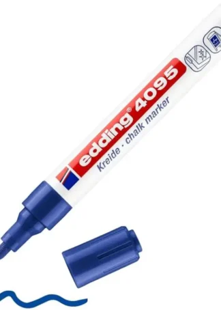 C/10 ROTULADOR EDDING 4095 AZUL MARCADOR TIZA LIQUIDA