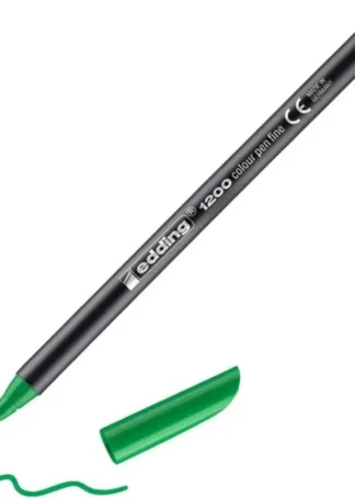 C/10 ROTULADOR EDDING 1200 VERDE NEON 64 PUNTA DE FIBRA