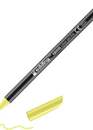 C/10 ROTULADOR EDDING 1200 AMARILLO NEON 65 PUNTA DE FIBR
