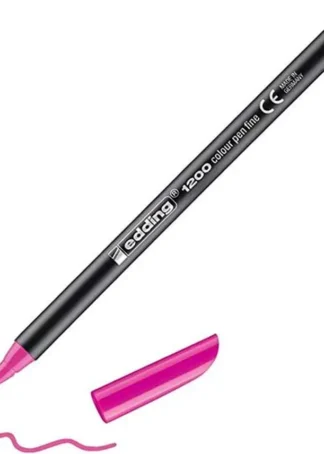 C/10 ROTULADOR EDDING 1200 ROSA NEON 69 PUNTA DE FIBRA