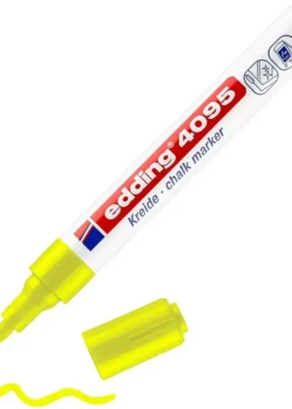 C/10 ROTULADOR EDDING 4095 AMARILLO MARCADOR TIZA LIQUIDA
