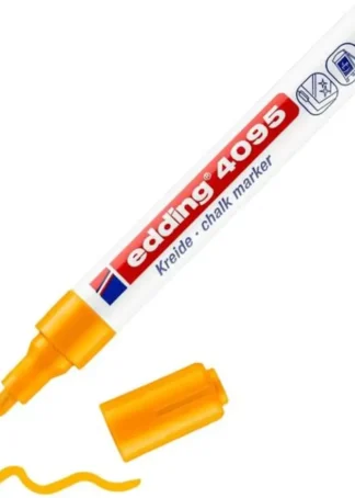 C/10 ROTULADOR EDDING 4095 NARANJA MARCADOR TIZA LIQUIDA