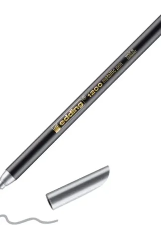 C/10 ROTULADOR EDDING 1200 METALIC PLATA 54 P REDONDA 1-3MM