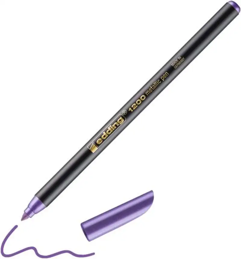 C/10 ROTULADOR EDDING 1200 METALIC VIOLETA 78 P. REDO. 1-3M
