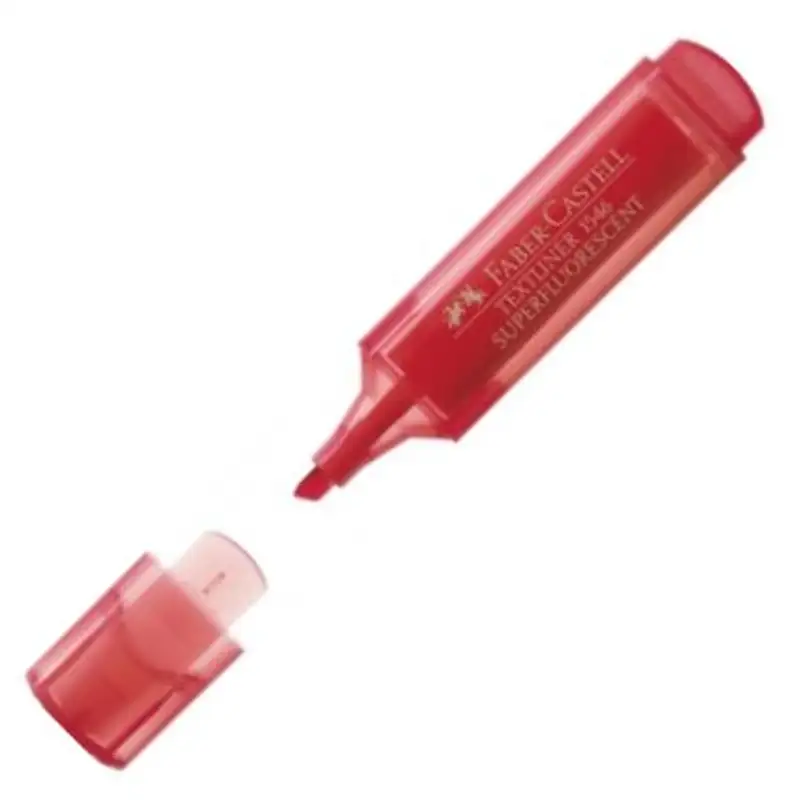 C/10 MARCADORES TEXTLINER 46 ROJO FABER-CASTELL