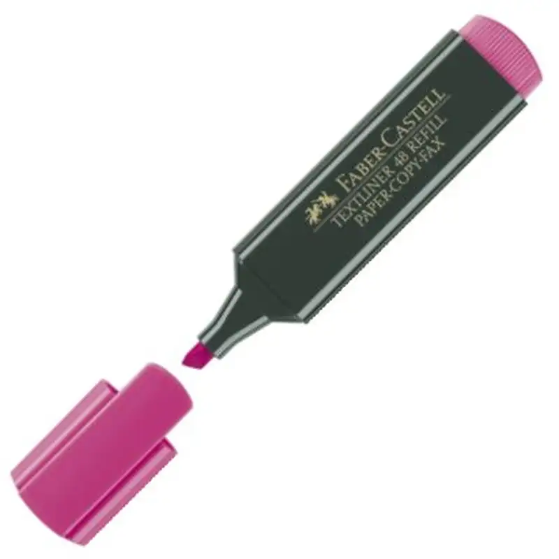 C/10 MARCADOR TEXTLINER 48 ROSA FABER-CASTELL