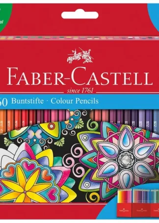 ESTUCHE 60 LAPICES HEXAGONALES COLORES SURT. FABER-CASTELL
