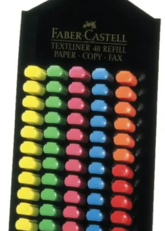 EXP 60 MARCADORES FLUORESCENTE FABER-CASTELL SURTIDOS