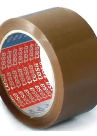 PACK 6 ROLLOS CINTA EMBALAJE PVC MARRON 4120 66MX50MM