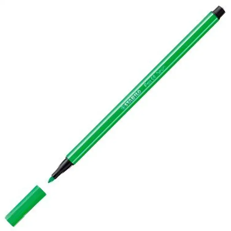 C/10 ROTULADOR STABILO PEN 68 FLUO VERDE Nº033 PUNTA 1,OMM