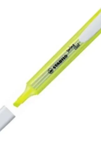 C/10 MARCADORES FLUORESCENTES SWING COOL AMARILLO 275/24