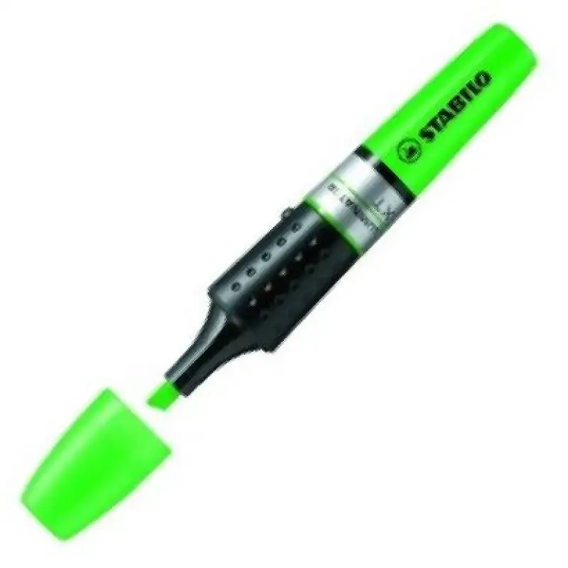 C/5 MARCADORES FLUORESCENTES STABILO LUMINATOR VERDE